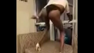 Tristina Millz dancing to black Beatles